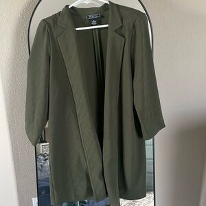 Green oversized blazer/cardigan
